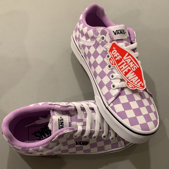 Vans Shoes - Vans Seldan checkerboard lavender 7.5 WM